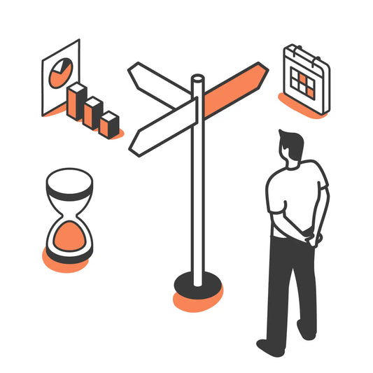 image illustrant un business analyste qui étudie les options via les critères d'évaluation et d'acceptation