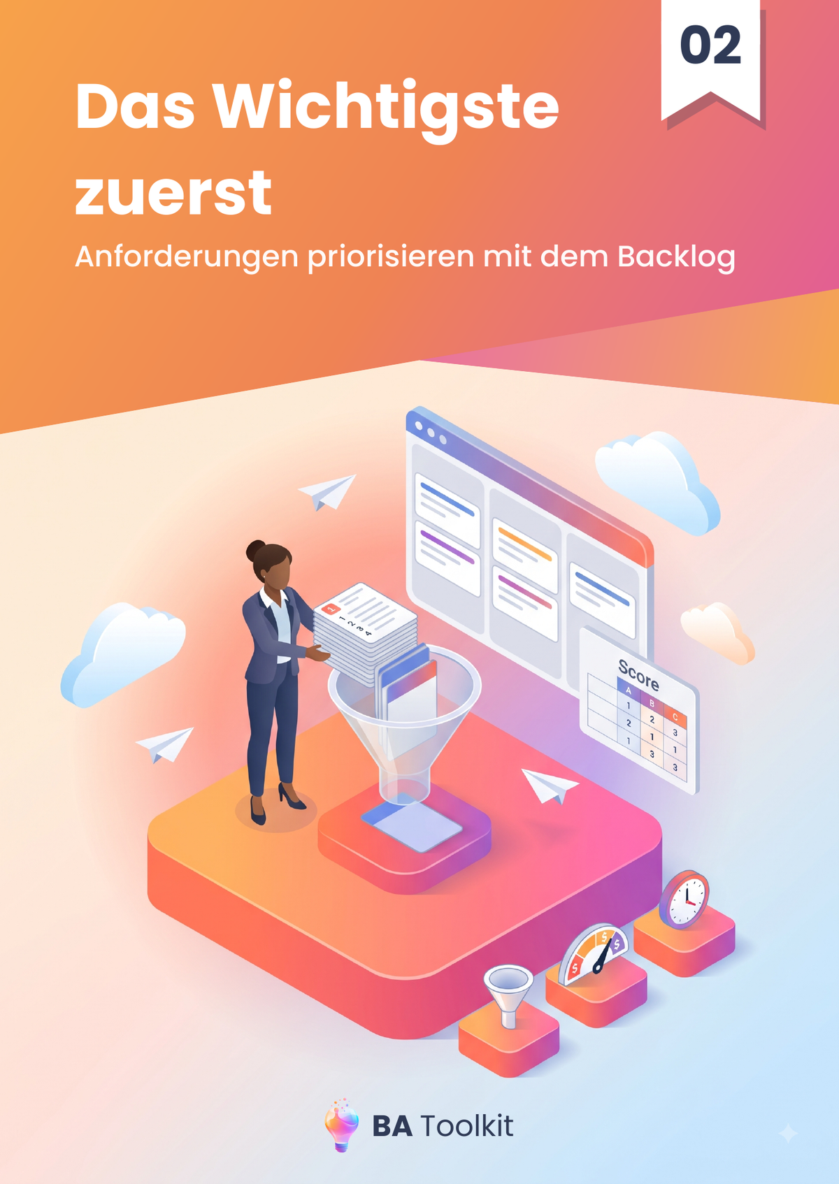 Couverture de l'eBook Gestion du Backlog — version allemand