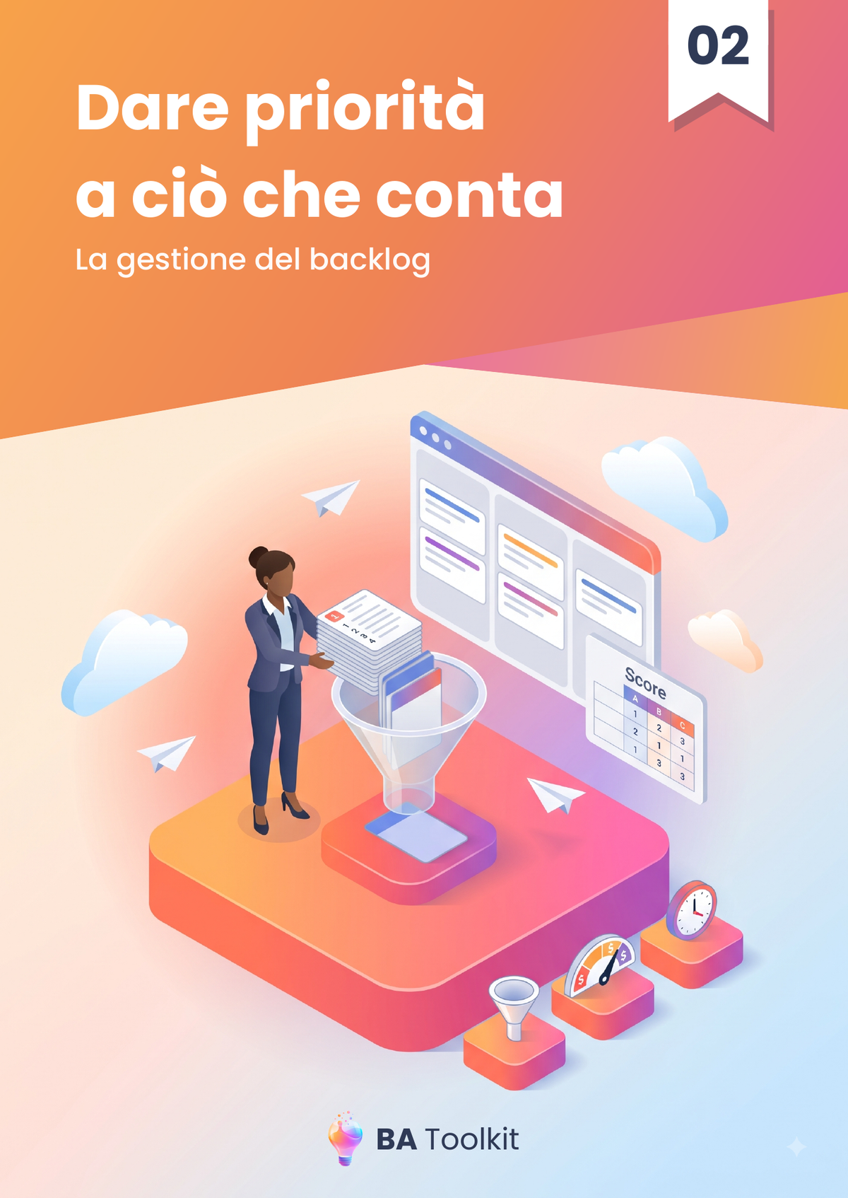 Couverture de l'eBook Gestion du Backlog — version italien