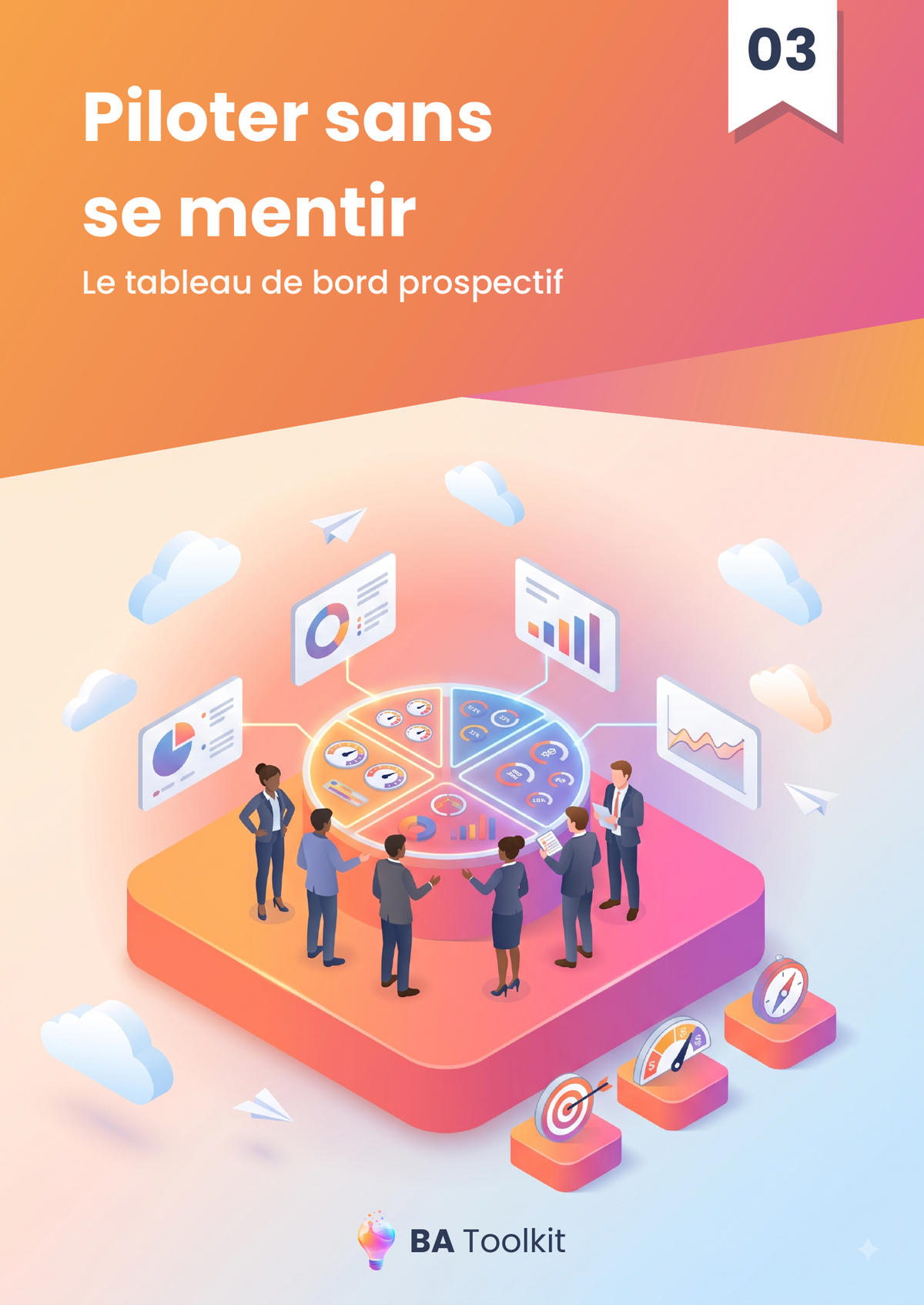 Couverture de l'eBook Tableau de bord prospectif — version français