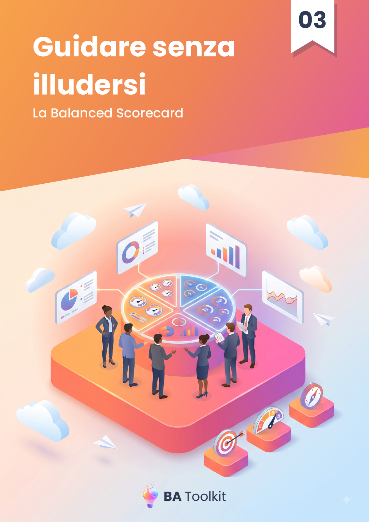 Couverture de l'eBook Tableau de bord prospectif — version italien
