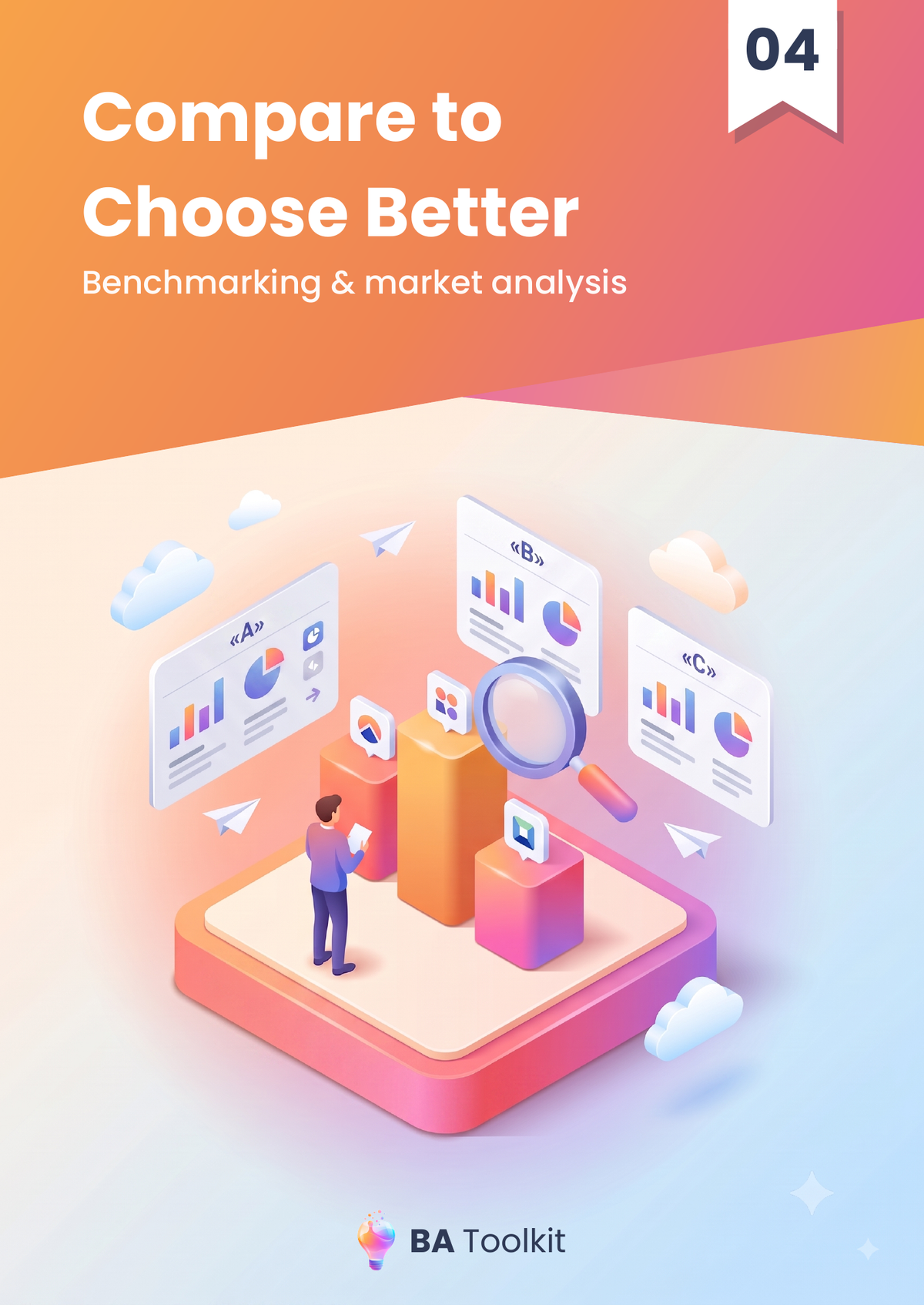 Couverture de l'eBook Benchmarking et analyse du marché — version anglais