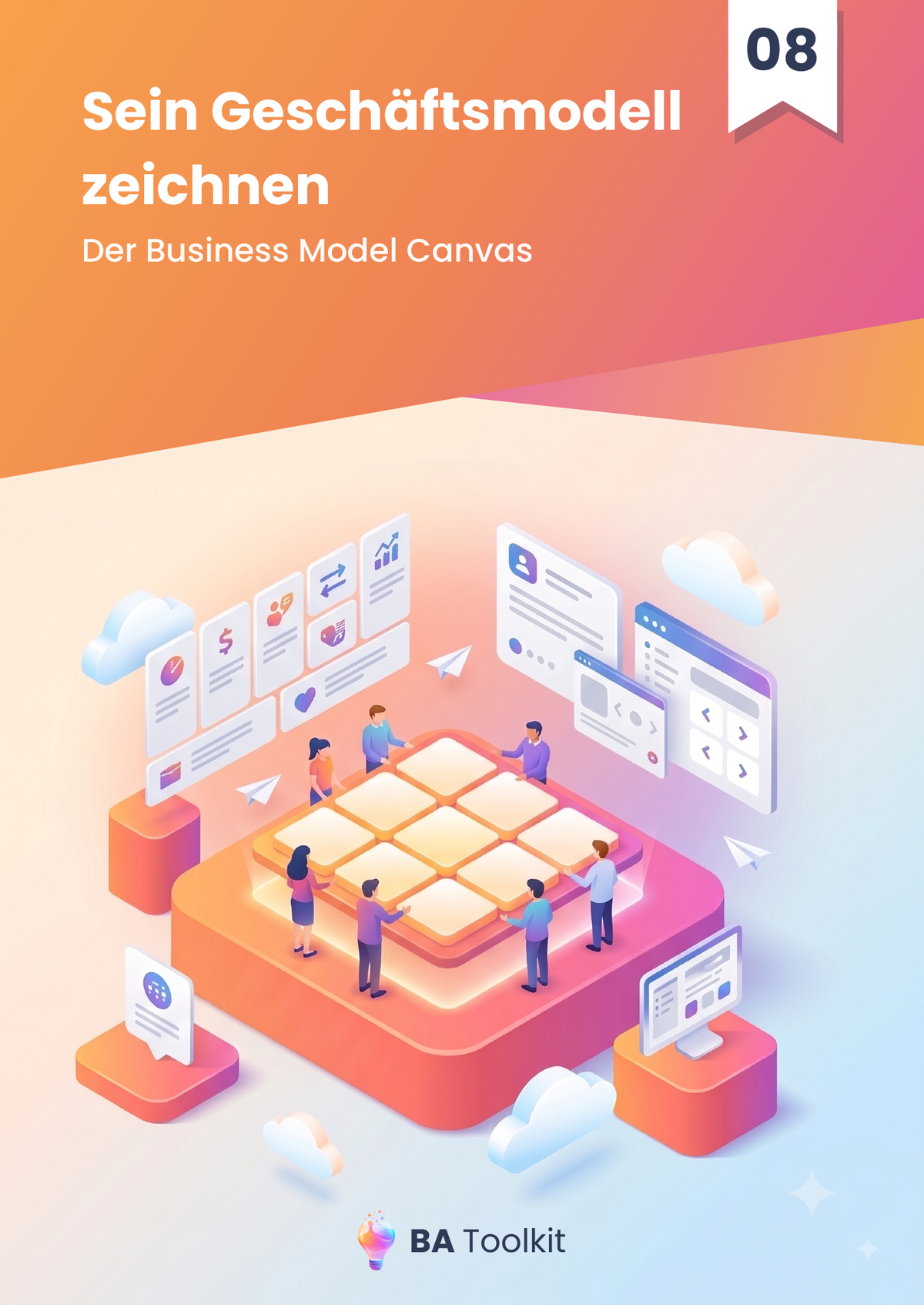 Couverture de l'eBook Canvas Modèle d'Affaires — version allemand