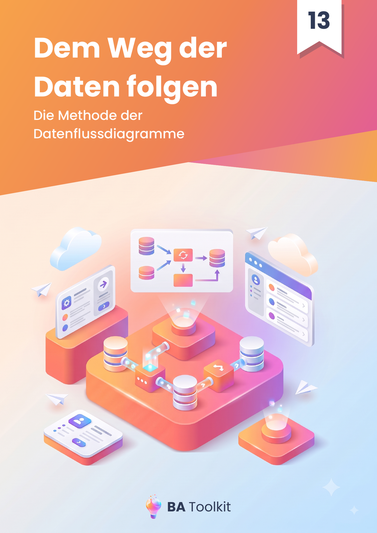 Couverture de l'eBook Diagrammes de flux de données — version allemand