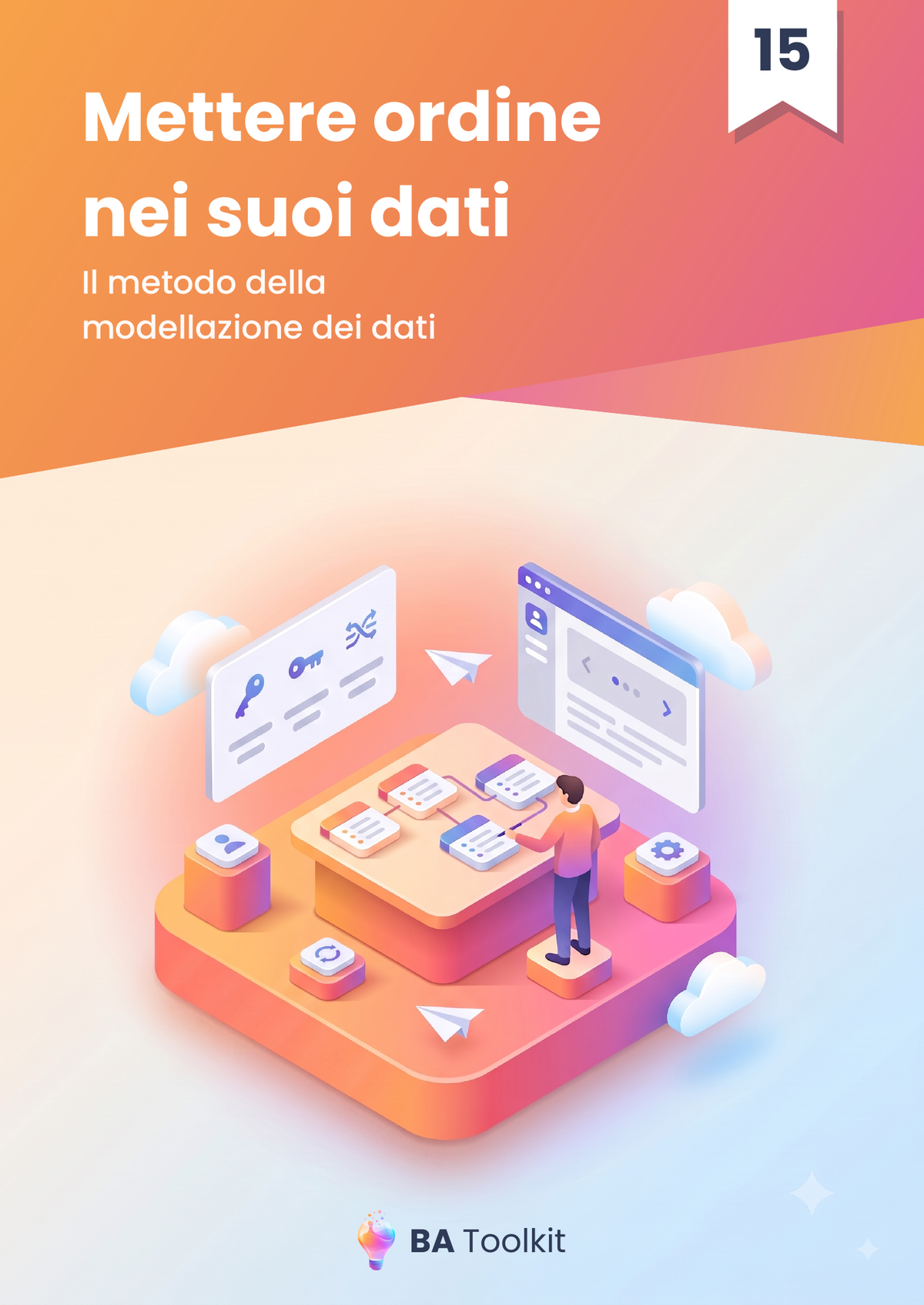 Couverture de l'eBook Modélisation des données — version italien