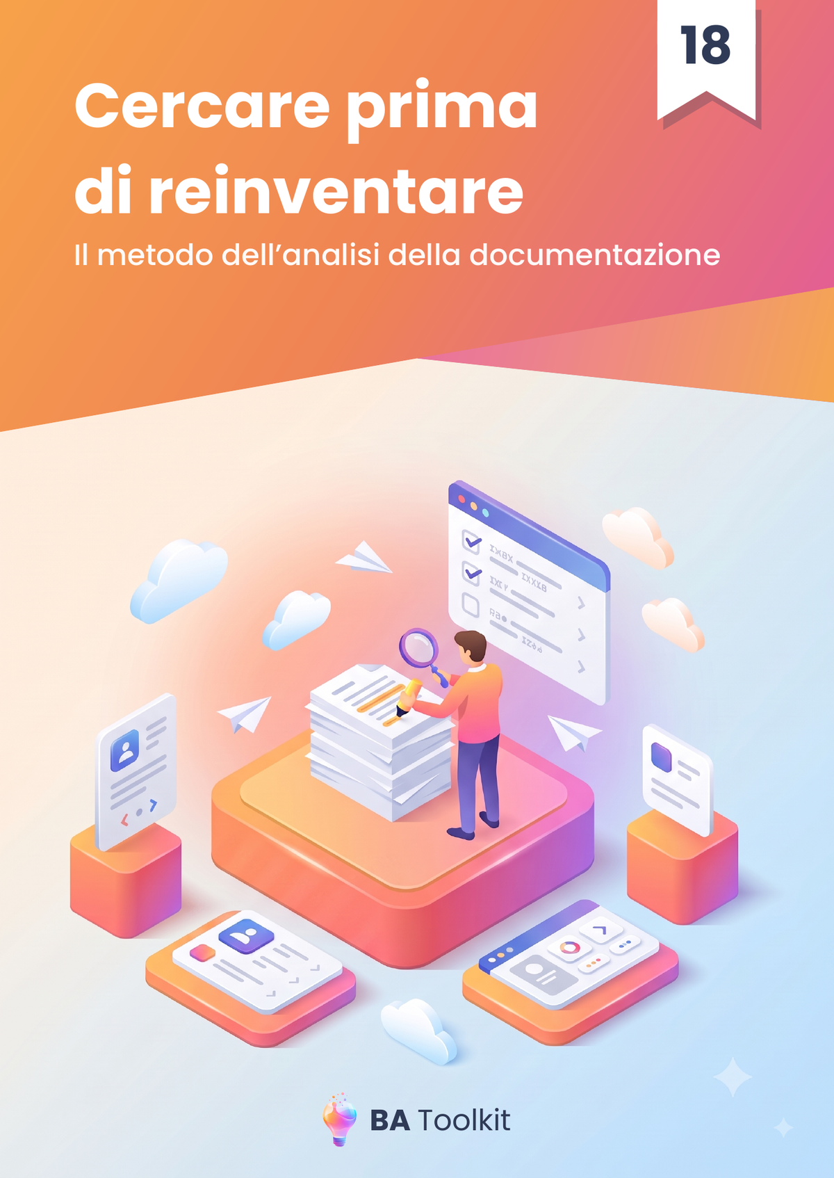Couverture de l'eBook Analyse de la documentation — version italien