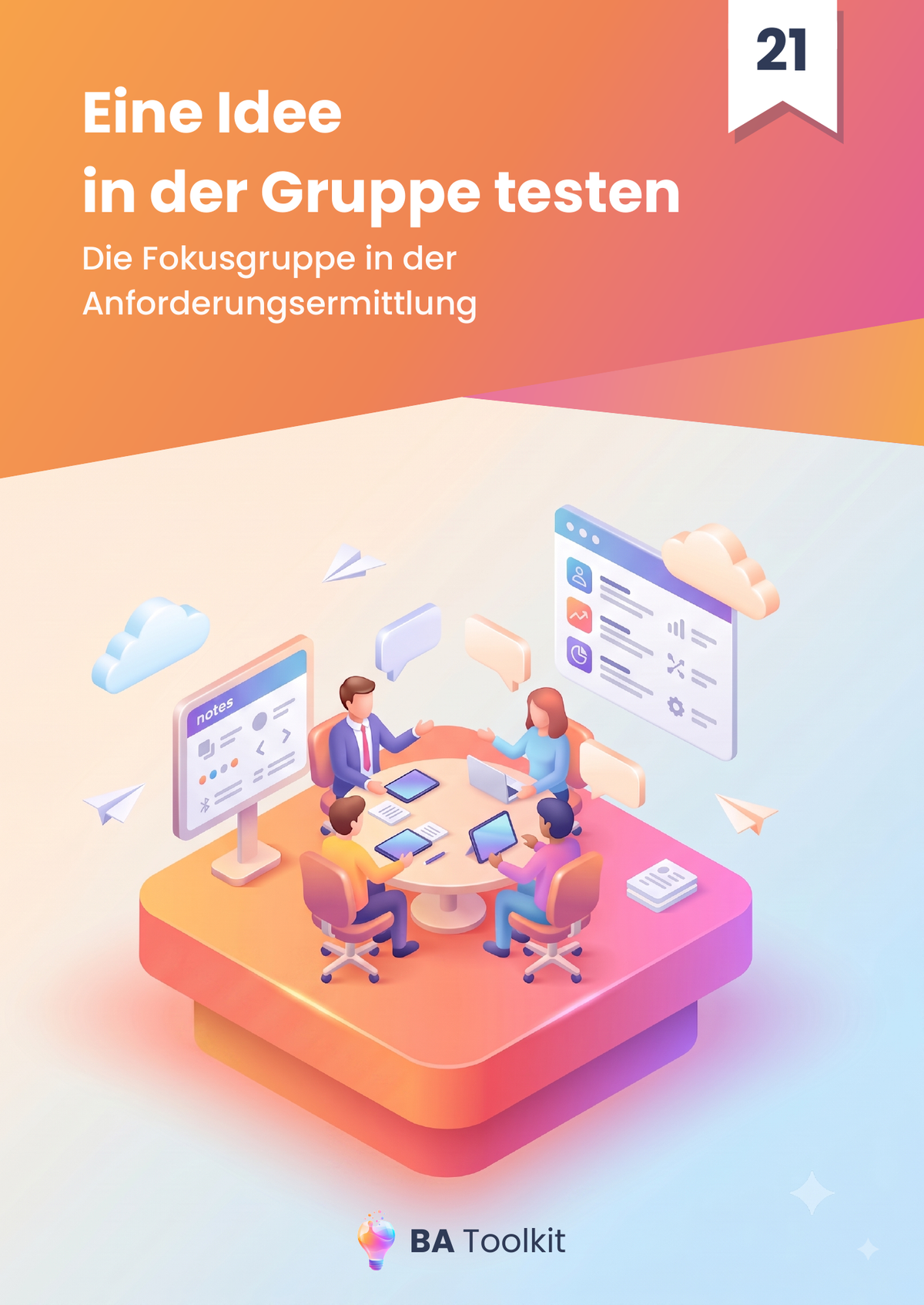 Couverture de l'eBook Focus group — version allemand
