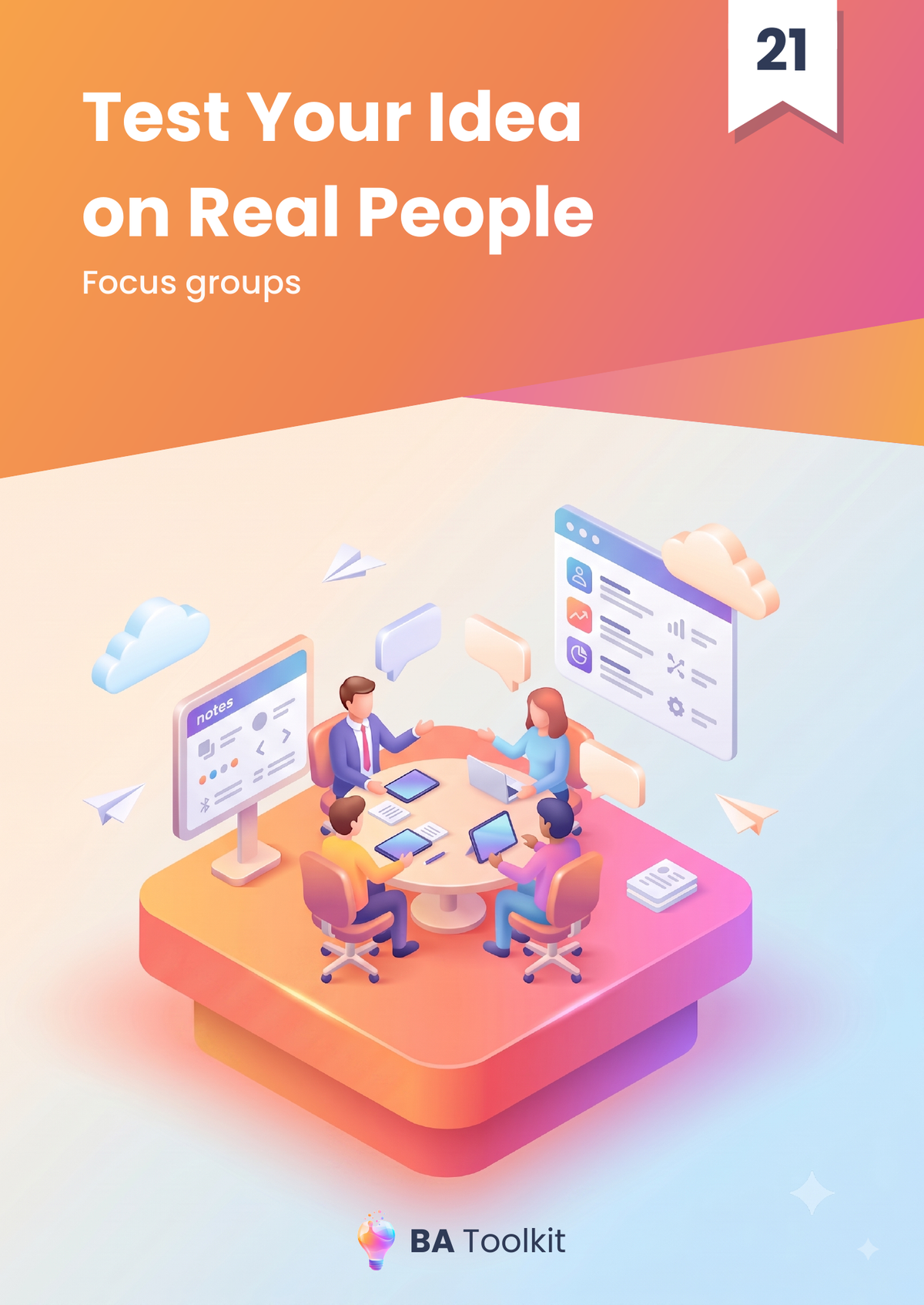 Couverture de l'eBook Focus group — version anglais