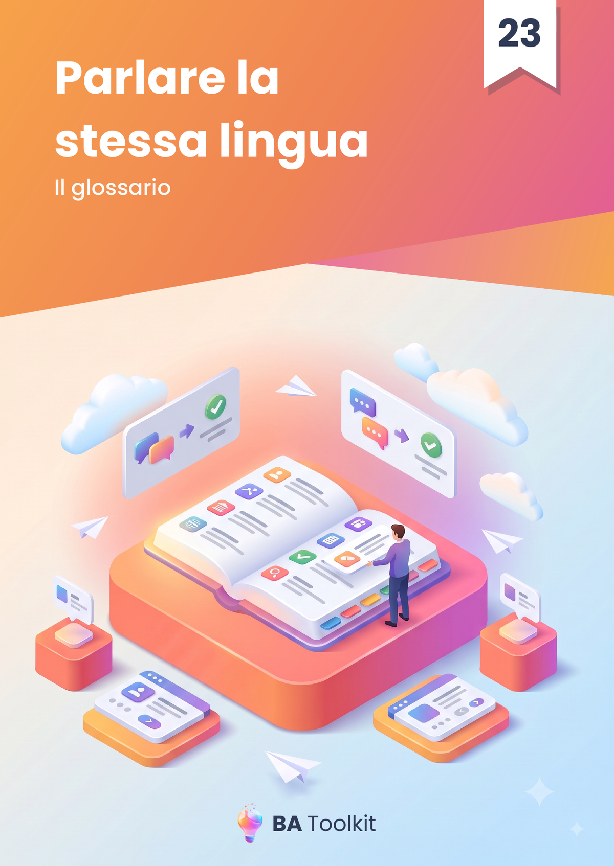 Couverture de l'eBook Glossaire — version italien