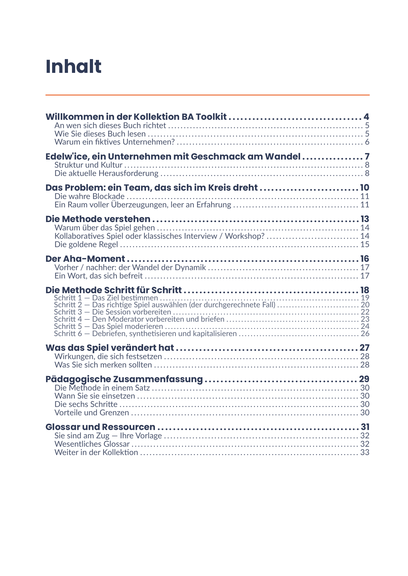 Vollständiges Inhaltsverzeichnis des E-Books 10 - Jeux collaboratifs