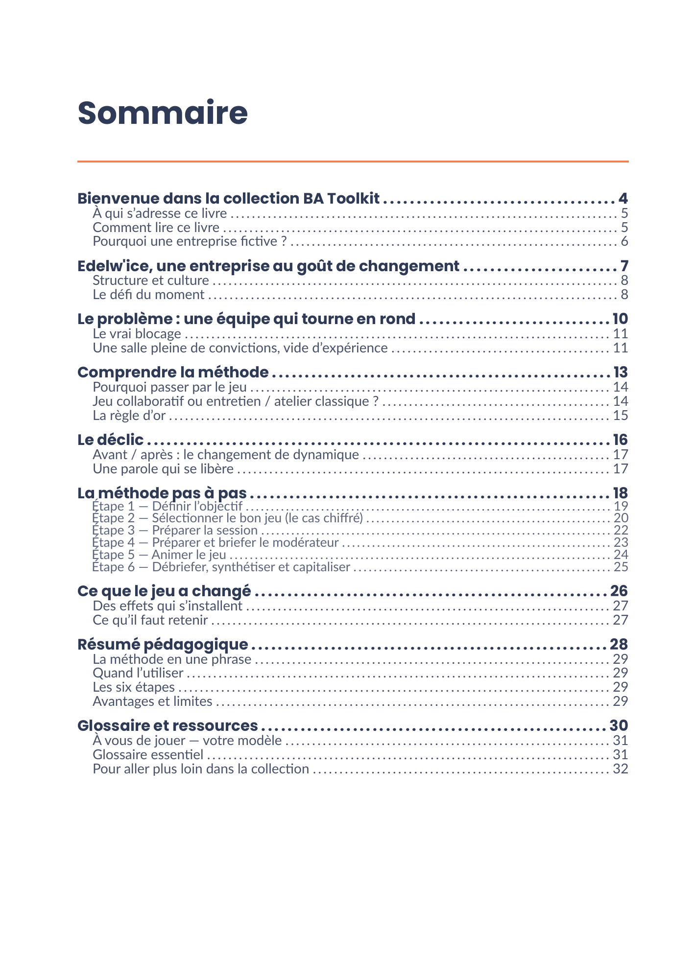 Sommaire complet de l'eBook 10 - Jeux collaboratifs