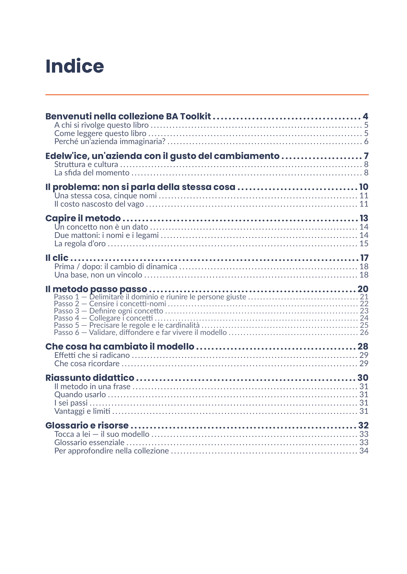 Indice completo dell'eBook 11 - Modélisation des concepts
