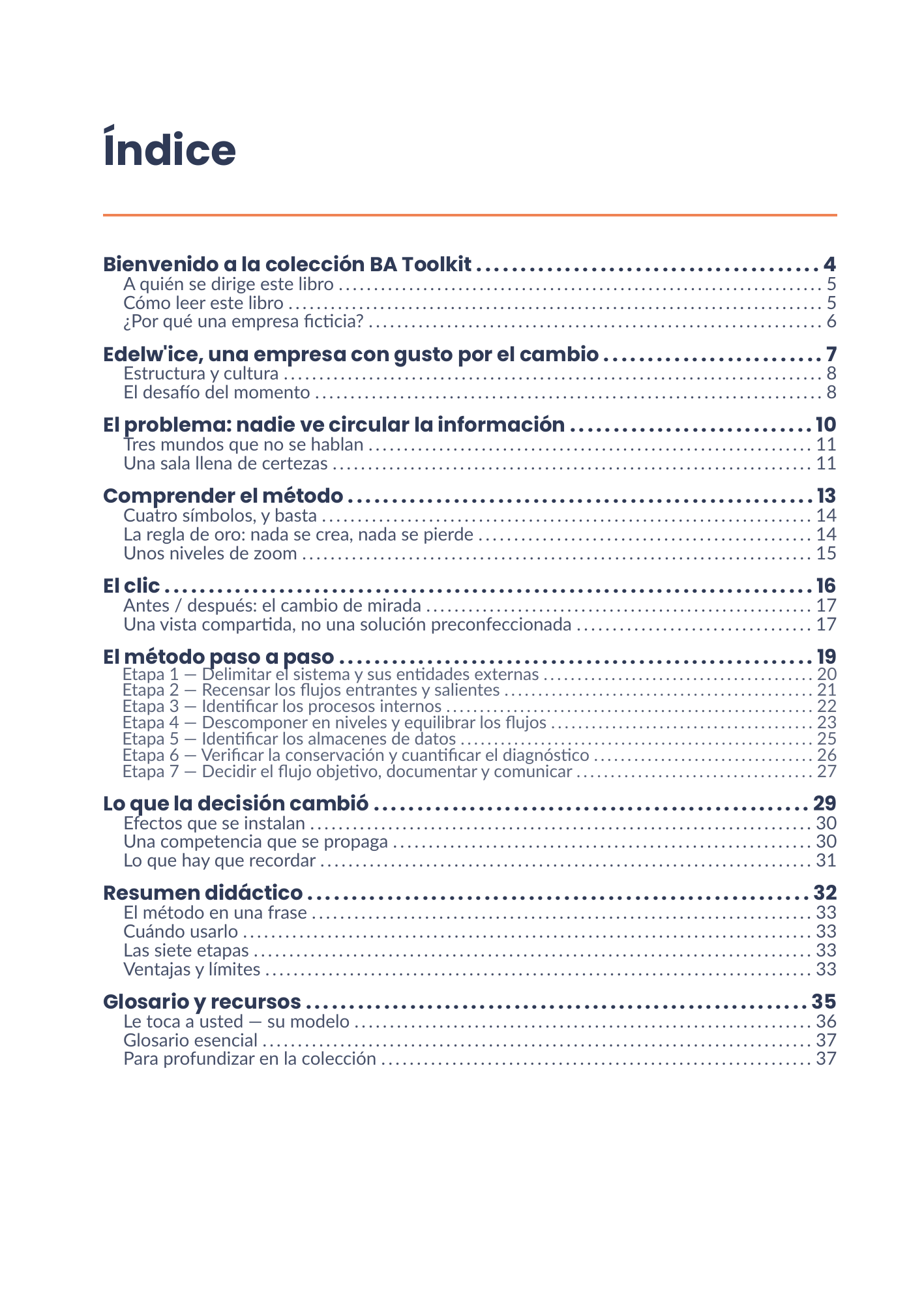 Índice completo del eBook 13 - Diagrammes de flux de données