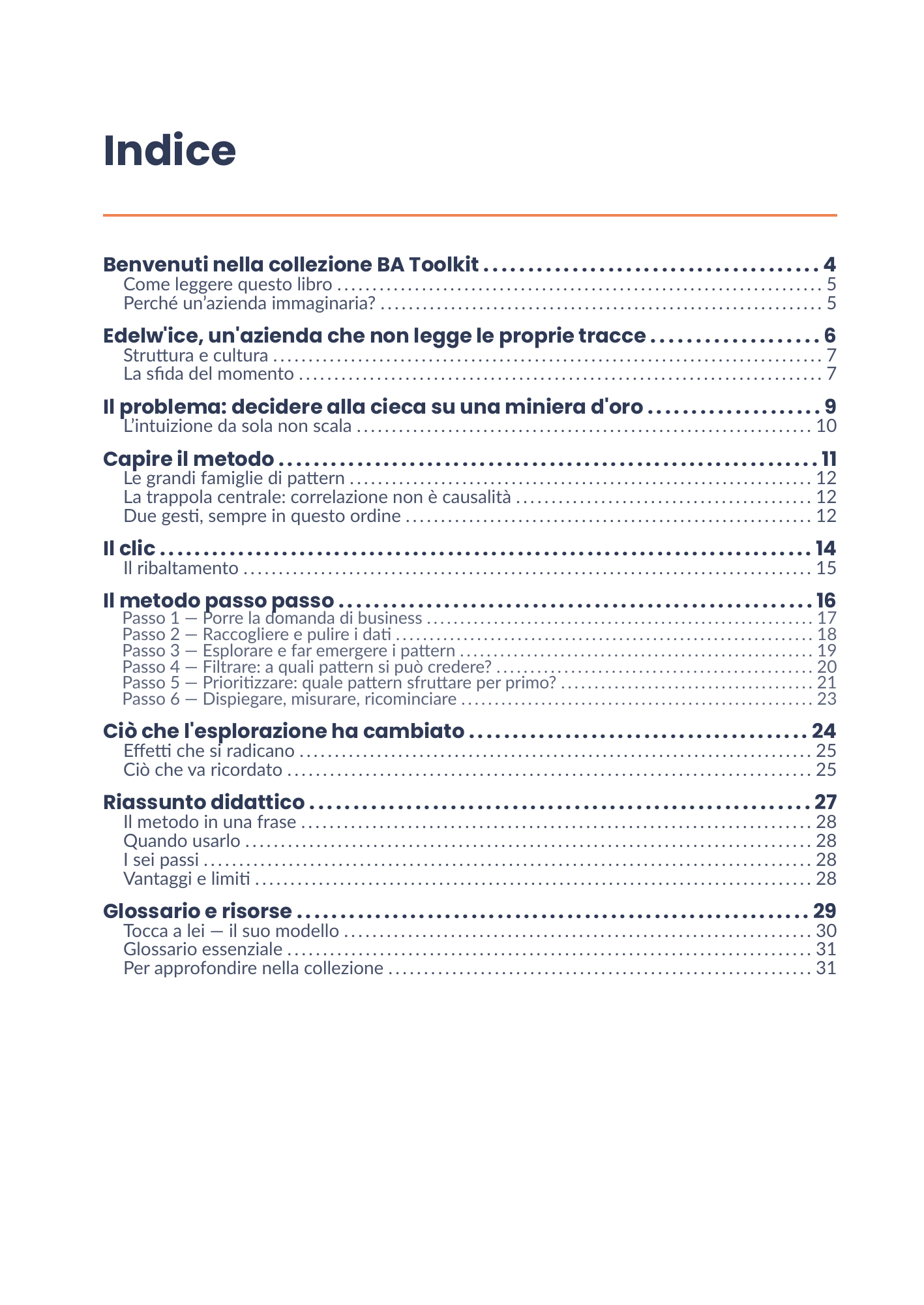 Indice completo dell'eBook 14 - Exploration de données