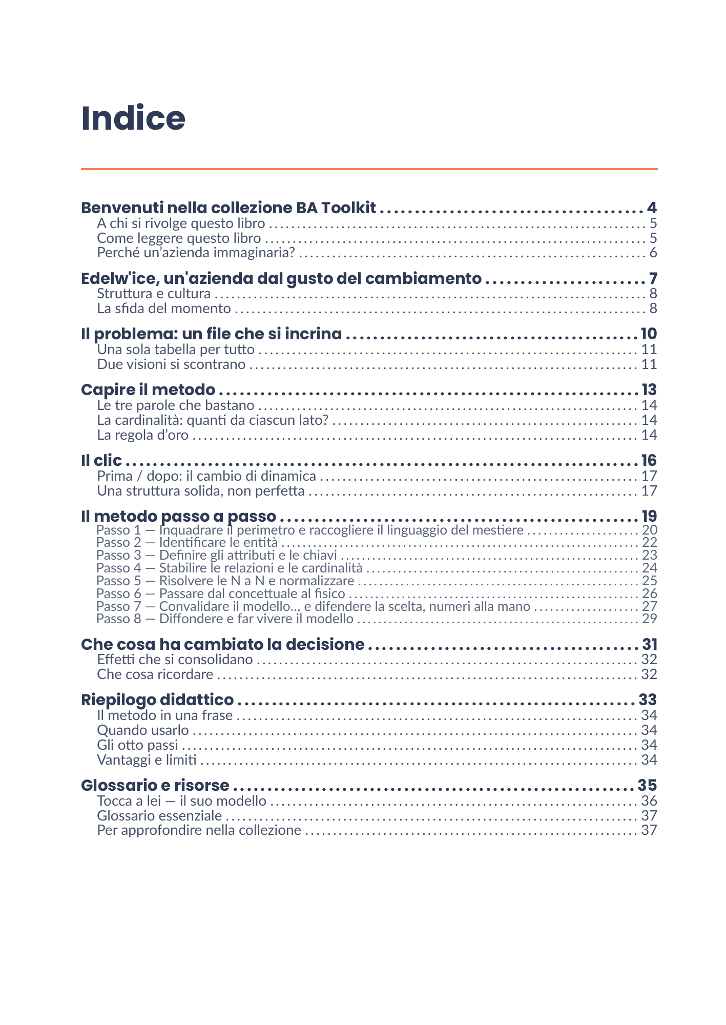 Indice completo dell'eBook 15 - Modélisation des données