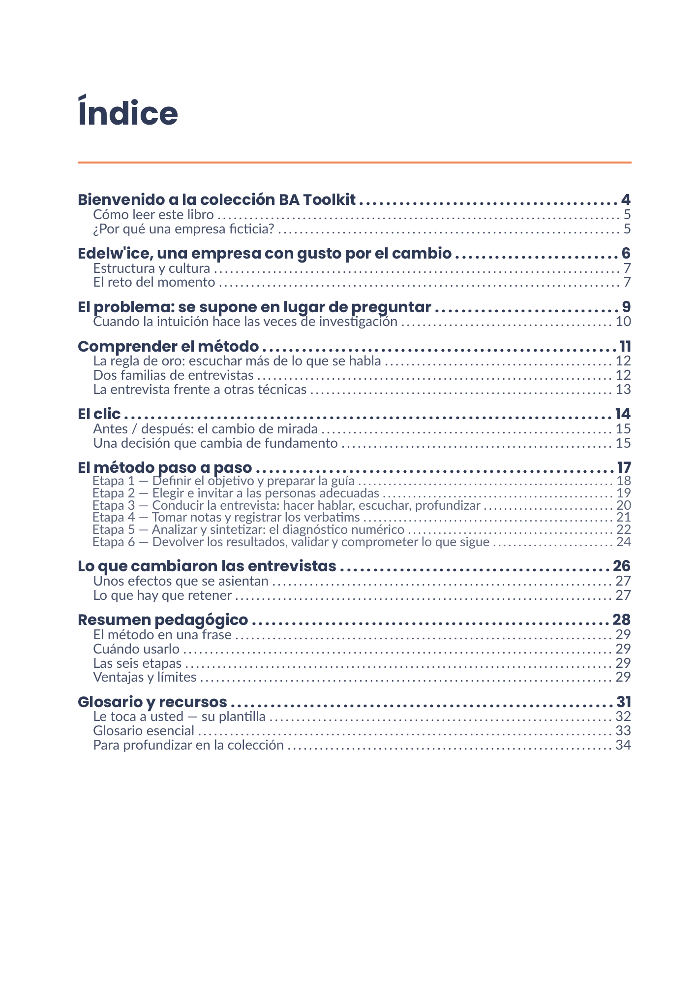 Índice completo del eBook 25 - Entretiens