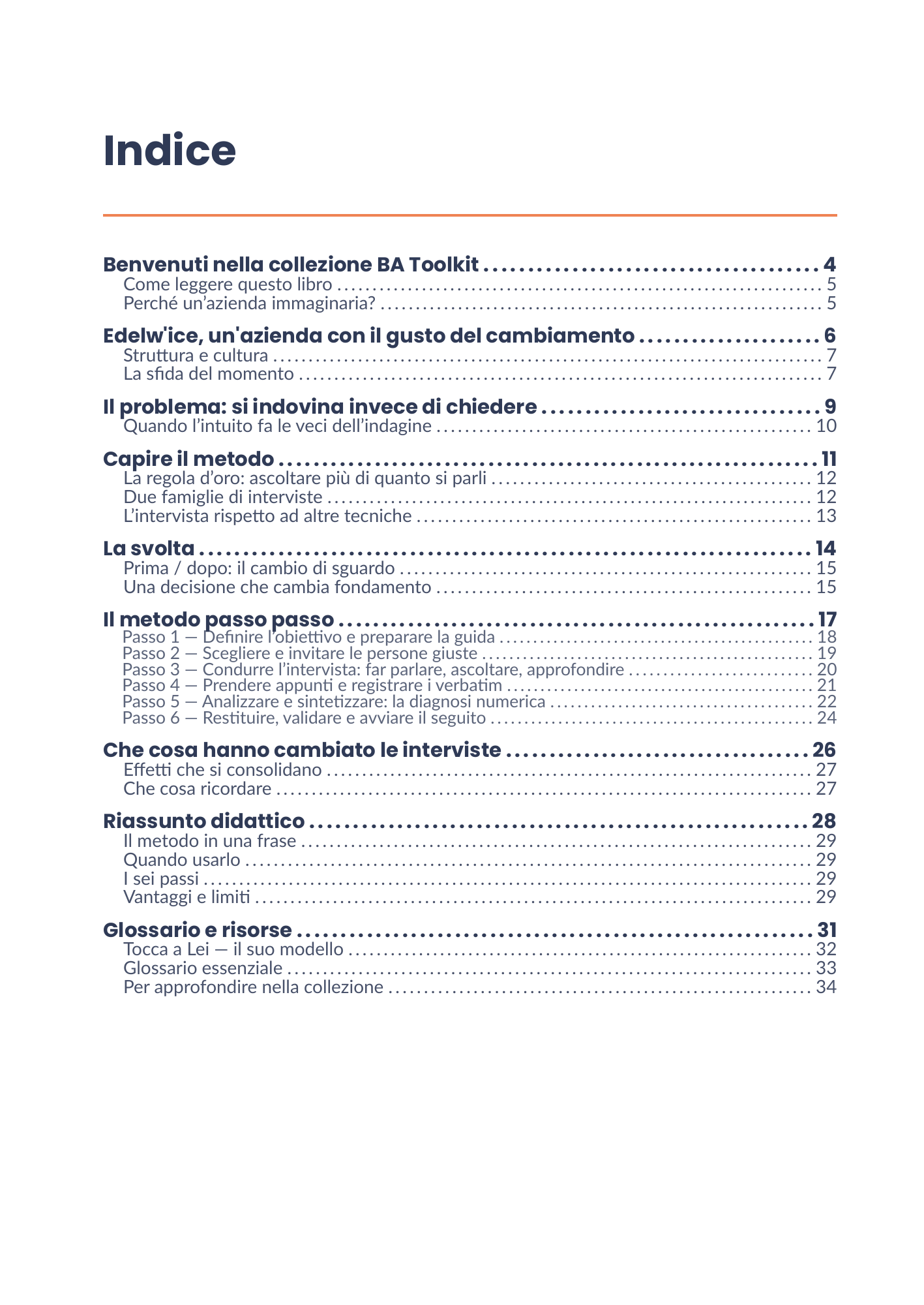 Indice completo dell'eBook 25 - Entretiens